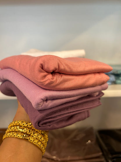Purple Girlie Jersey Hijab Bundle